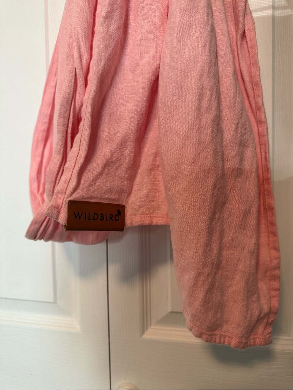 WildBird Pink Linen Ring Sling